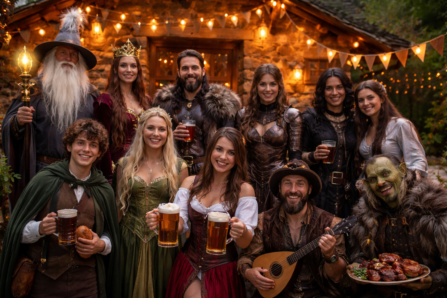 Fiesta estilo Tierra Media