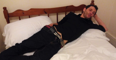 Descansando en la hacienda